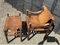 Vintage Hungarian Safari Chair and Ottoman by Arne Norell, 1970, Set of 2 3