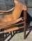 Vintage Hungarian Safari Chair and Ottoman by Arne Norell, 1970, Set of 2, Image 7