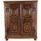 Baroque Walnut and Oak Cabinet, 1750s, Image 1
