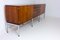 Long Belgian Sideboard in Rosewood and Chrome, 1960s 5