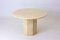 Italian Round Dining Table in Travertine, 1970s 7