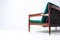 Dänisches Drei-Sitzer Sofa mit Palisander und Smaragdgrünem Bezug, 1960er 7
