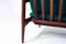 Dänisches Drei-Sitzer Sofa mit Palisander und Smaragdgrünem Bezug, 1960er 6