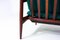 Danish Three-Seater Sofa in Rosewood and Emerald Green Upholstery, 1960s 6