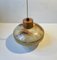 Danish Marble, Opaline Glass and Copper Pendant Lamp from Lyfa, 1940s 4