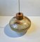 Danish Marble, Opaline Glass and Copper Pendant Lamp from Lyfa, 1940s, Image 4