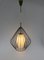 Mid-Century String Deckenlampe aus Glas & Messing, 1950er 6