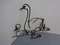 Large Cast Iron Swan Family, Germany, 1960s, Image 7