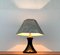 German Glass and Faux Cork Floor or Table Lamp by Ingo Maurer for M Design, 1960s, Image 17
