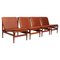 Teak Lounge Chairs by Kai Lyngfeldt Larsen, 1960s, Set of 4 1