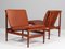 Teak Lounge Chairs by Kai Lyngfeldt Larsen, 1960s, Set of 4 4