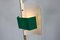 Italienische Stehlampe aus Acrylglas in Gelb & Grün von Stilnovo, 1950er 5