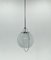 Mid-Century Milk Glass & Chrome Pendant Light, 1960s 3