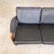 Dänisches Vintage 3-Sitzer Sofa und Sessel aus Schwarzem Leder & Teakholz, 1960er, 3er Set 21