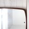 Vintage Teak Curved Rectangular Wall Mirror, 1960s 5