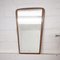 Vintage Teak Tapered Wall Mirror, 1960s 5