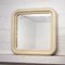 Vintage Cream Plastic Wall Mirror attributed to Crayonne, 1970s 7