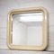 Vintage Cream Plastic Wall Mirror attributed to Crayonne, 1970s 5