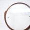 Vintage Teak Round Wall Mirror, 1960s 6