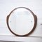 Specchio da parete rotondo vintage in teak, anni '60, Immagine 2