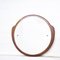 Vintage Teak Round Wall Mirror, 1960s, Image 1