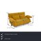 Gelbes Multy Sofa mit Stoffbezug von Ligne Roset 2