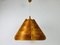 Mid-Century Wooden Pendant Lamp by Hans-Agne Jakobsson, Sweden, 1960s 2