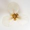 Large Barovier Flush Mount with 3 Milkglass Shells, Italy, 1970s, Image 2