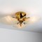 Large Barovier Flush Mount with 3 Milkglass Shells, Italy, 1970s, Image 13