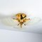 Large Barovier Flush Mount with 3 Milkglass Shells, Italy, 1970s, Image 6