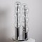 Large Table Lamp in Chrome and Hand Blown Bubble Glass from Doria, 1970 3