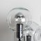 Large Table Lamp in Chrome and Hand Blown Bubble Glass from Doria, 1970 10