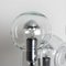 Large Table Lamp in Chrome and Hand Blown Bubble Glass from Doria, 1970, Image 10