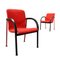 Rote Vintage Stühle von Arflex, 1980er, 2er Set 1