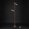 Vintage Floor Lamp in Brass and Metal, 1970s, Image 3