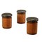 Leather Stools, Italy, 1970s, Set of 3, Image 1