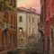 A. Gobbi, Venetian Glimpse, 1930s-1940s, Italy, Oil on Canvas, Framed 4