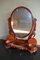 Antique Mahogany Oval Hairdressing Mirror 2