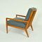 Fauteuils et Repose-Pieds attribués à TH Robsjohn-Gibbons pour Widdicomb, 1950s, Set de 3 9