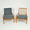 Armchairs and Footstool attributed to T. H. Robsjohn-Gibbons for Widdicomb, 1950s, Set of 3, Image 7