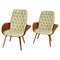 Set of Mrs. Lounge Chairs in Walnut and Plywood attributed to George Mulhauser for Plycraft, 1960s 1