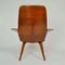Set of Mrs. Lounge Chairs in Walnut and Plywood attributed to George Mulhauser for Plycraft, 1960s 12