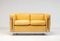 Natural Leather LC2 3-Seater Sofas by Le Corbusier for Cassina, 1990, Set of 2 2