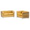 Natural Leather LC2 3-Seater Sofas by Le Corbusier for Cassina, 1990, Set of 2 1