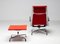 Aluminium Group Lounge Chair and Ottoman for Vitra from Eames, 1980s, Set of 2 4