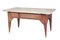 Mid 19th Century Rustic Painted Pine Kitchen Table 1
