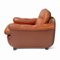 Brown Leather Armchair, 1970s 15