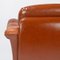 Brown Leather Armchair, 1970s 8