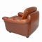 Fauteuil en Cuir Marron, 1970s 5