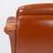 Brown Leather Armchair, 1970s 19